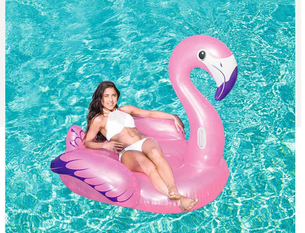 41119 - Bestway 173cm Sevimli Flemingo Binici