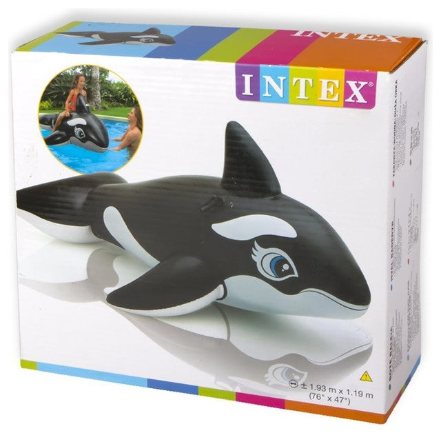 58561 - İNTEX 119cm Jumbo Siyah Balina Binici