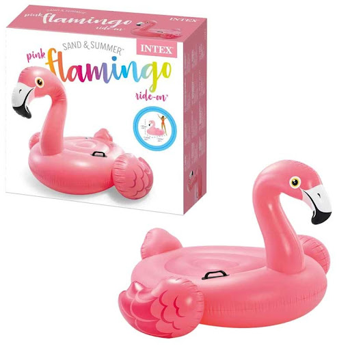 57558 -İNTEX 142 cm Lüx Jumbo Flemingo