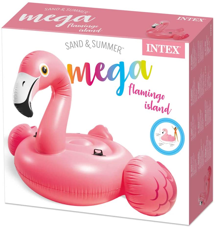 57288 - İNTEX 251cm Mega Ada Yetişkin Flemingo