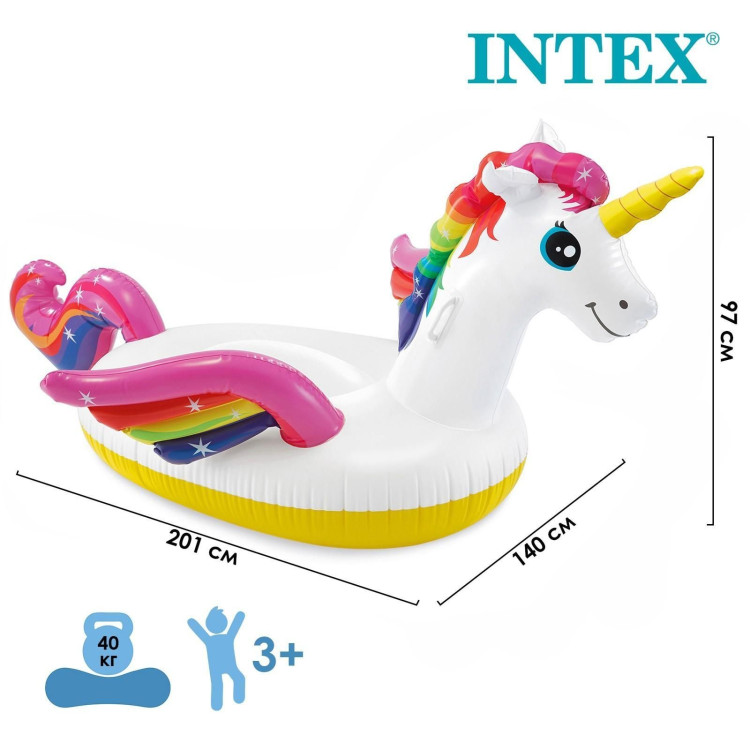 57561- İNTEX 198cm Sevimli Jumbo Unicorn