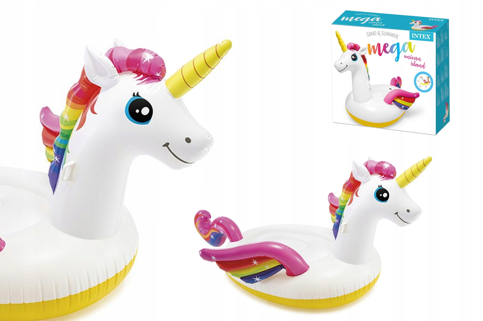 57561- İNTEX 198cm Sevimli Jumbo Unicorn